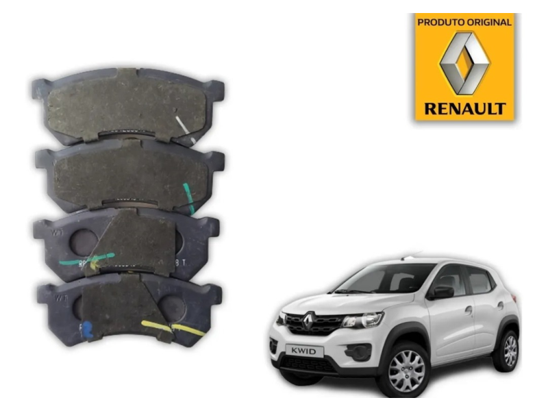 Pastilhas de Freio para Renault Kwid 18/.. Dianteira Original 410601903R